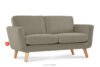 TAGIO Beżowa skandynawska sofa 2 osobowa beżowy - zdjęcie 3