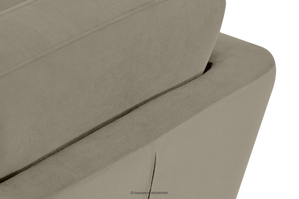 TAGIO Beżowa skandynawska sofa 2 osobowa beżowy - zdjęcie 4