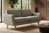 TAGIO Beżowa skandynawska sofa 2 osobowa beżowy - zdjęcie 2