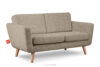 TAGIO Skandynawska sofa 2 osobowa w tkaninie baranek szarobeżowa szarobeżowy - zdjęcie 3