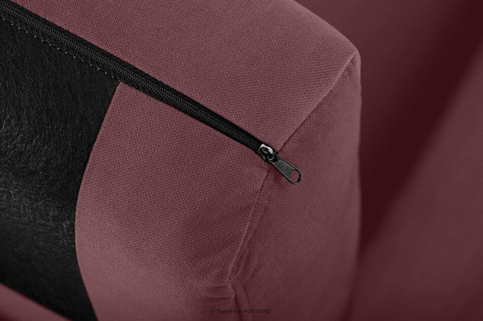 TAGIO Różowa skandynawska sofa 2 osobowa koralowy - zdjęcie 7