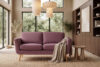 TAGIO Różowa skandynawska sofa 2 osobowa koralowy - zdjęcie 13