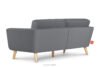 TAGIO Szara skandynawska sofa 3 osobowa szary - zdjęcie 4