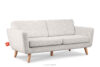 TAGIO Skandynawska sofa 3 osobowa w tkaninie baranek biała biały - zdjęcie 3