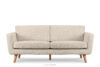 TAGIO Skandynawska sofa teddy 3 osobowa kremowa kremowy - zdjęcie 1