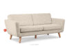 TAGIO Skandynawska sofa teddy 3 osobowa kremowa kremowy - zdjęcie 3