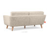 TAGIO Skandynawska sofa teddy 3 osobowa kremowa kremowy - zdjęcie 5
