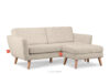 TAGIO Skandynawska sofa teddy 3 osobowa kremowa kremowy - zdjęcie 6