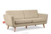 TAGIO Skandynawska sofa 3 osobowa w tkaninie baranek beżowa beżowy - zdjęcie 3