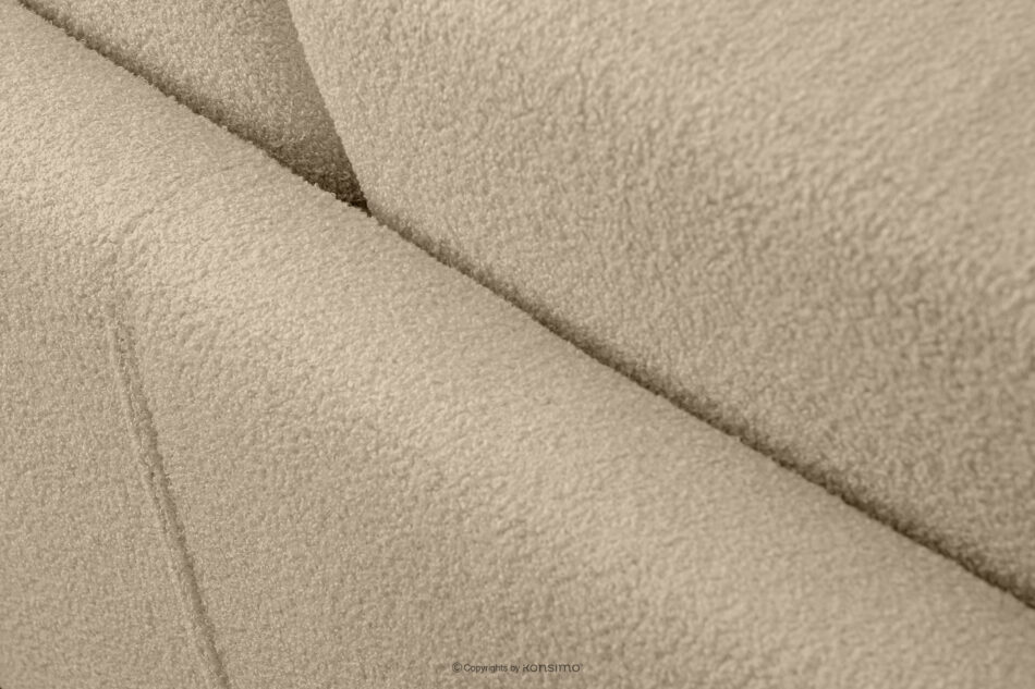 TAGIO Skandynawska sofa 3 osobowa w tkaninie baranek beżowa beżowy - zdjęcie 10