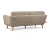 TAGIO Skandynawska sofa 3 osobowa w tkaninie baranek brązowa brązowy - zdjęcie 5