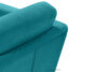 TAGIO Turkusowa skandynawska sofa 3 osobowa turkusowy - zdjęcie 6