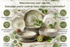 ERATO Talerz deserowy beżowy z porcelany beżowy - zdjęcie 6