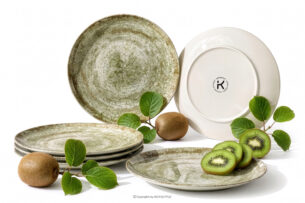 ERATO, https://konsimo.pl/kolekcja/erato/ Talerz obiadowy beżowy z porcelany 6szt. beżowy - zdjęcie