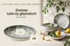 FINGO Talerz głęboki z porcelany zieleń boho 6 szt. wielokolorowy - zdjęcie 7