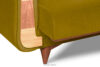 GUSTAVO Żółta sofa rozkładana welur żółty - zdjęcie 7