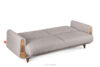 GUSTAVO Sofa trzyosobowa w tkaninie baranek popielata popielaty - zdjęcie 5