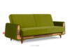 GUSTAVO Oliwkowa sofa rozkładana welur oliwkowy - zdjęcie 3