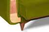 GUSTAVO Oliwkowa sofa rozkładana welur oliwkowy - zdjęcie 7