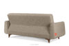 GUSTAVO Sofa trzyosobowa w tkaninie baranek szarobeżowy szarobeżowy - zdjęcie 4