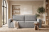 NAPI Sofa 3 rozkładana sztruks jasnoszara jasny szary - zdjęcie 27