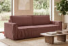 NAPI Sofa 3 rozkładana sztruks różowy różowy - zdjęcie 22
