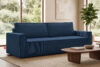 NAPI Sofa 3 rozkładana sztruks granatowy granatowy - zdjęcie 22