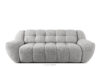 BALU Sofa trzyosobowa z funkcją spania na stelażu włoskim w stylu japandi jasny szary jasny szary - zdjęcie 1