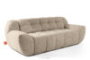 BALU Sofa trzyosobowa z funkcją spania na stelażu włoskim w stylu japandi beżowy beżowy - zdjęcie 3
