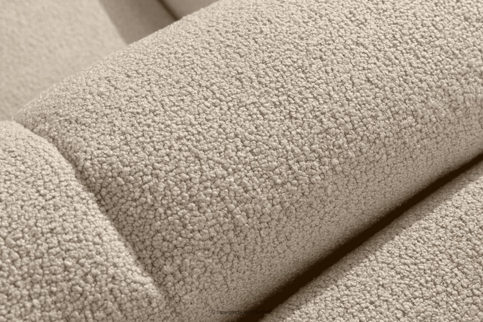 BALU Sofa trzyosobowa z funkcją spania na stelażu włoskim w stylu japandi beżowy beżowy - zdjęcie 9