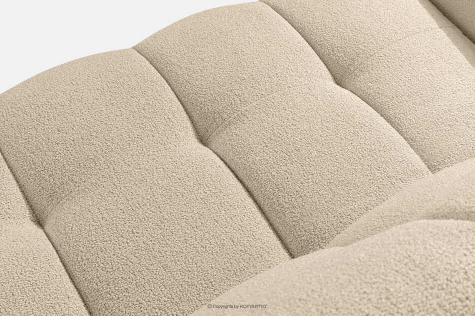 BALU Sofa trzyosobowa z funkcją spania na stelażu włoskim w stylu japandi jasny beżowy jasny beżowy - zdjęcie 10
