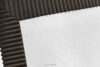 STRIX PRO Łóżko kontynentalne średniotwarde 140 cm podwójny materac + topper Visco tkanina sztruks ciemny brązowy ciemny brązowy - zdjęcie 9