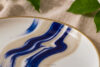 DALLI Zestaw obiadowy w stylu skandynawskim 6 os. (18 el.) niebieski/beżowy/oliwkowy niebieski/beżowy/oliwkowy - zdjęcie 11