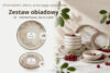 KERI Zestaw obiadowy japandi 6 os. (12 el.) beżowy/szary/granatowy beżowy/szary/granatowy - zdjęcie 7