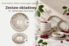 KERI Zestaw obiadowy japandi 6 os. (12 el.) beżowy/szary/granatowy beżowy/szary/granatowy - zdjęcie 7